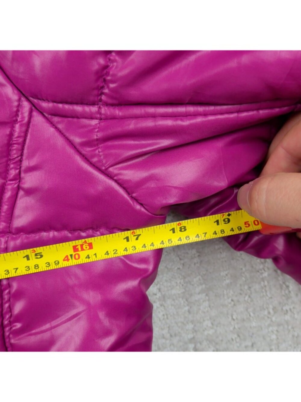 Y2K Rocawear Faux Fur Pink Puffer Jacket Sz *M* McBling Glam Rhinestone Read - Picture 9 of 16